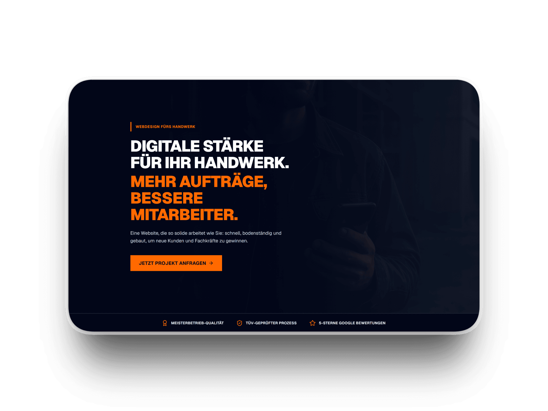 Handwerksbetriebe Website Vorschau